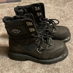 Harley Davidson black riding boots